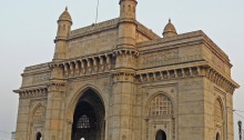 View of the famous Gateway of India in Mumbai