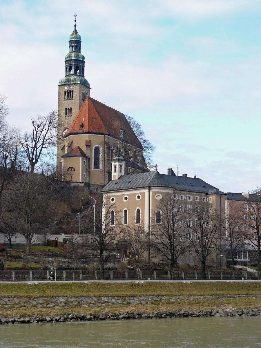 View of Mulln church in Salzburg