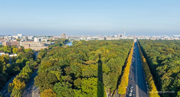 View of Berlin's Tiergarten