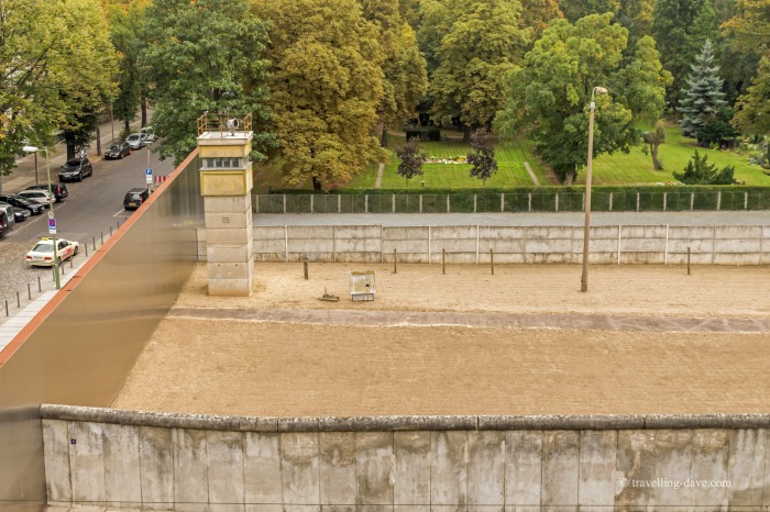 View of the Berlin Wall Memorial