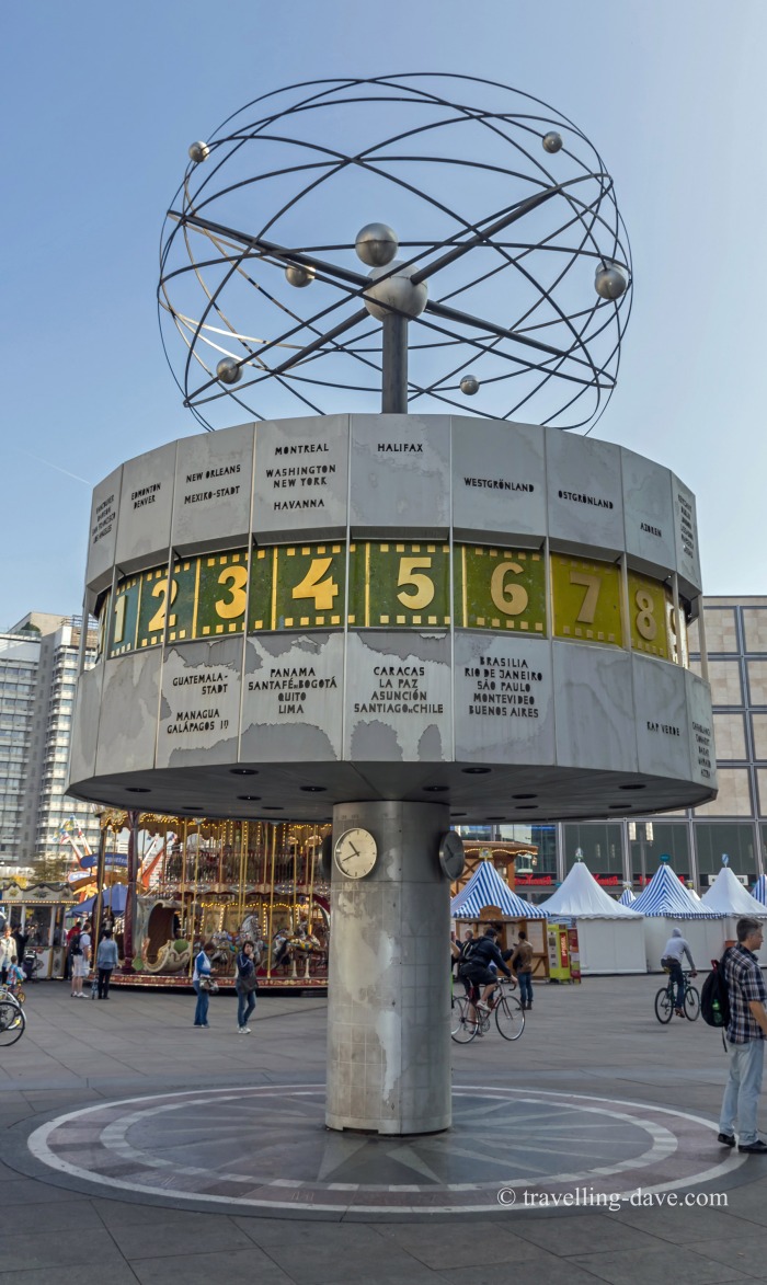 View of Berlin's World Clock