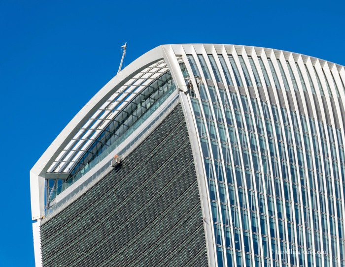 View of the outside terrace at 20 Fenchurch Street