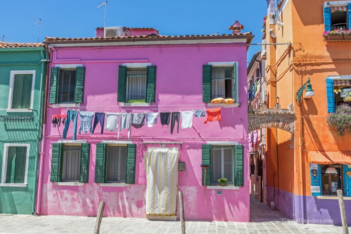 One of Burano's colorful houses