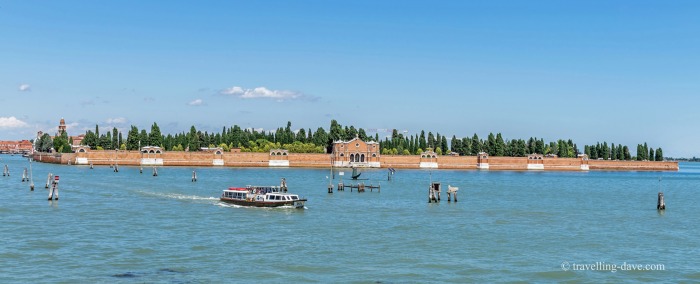View of Venice's San Michele Island