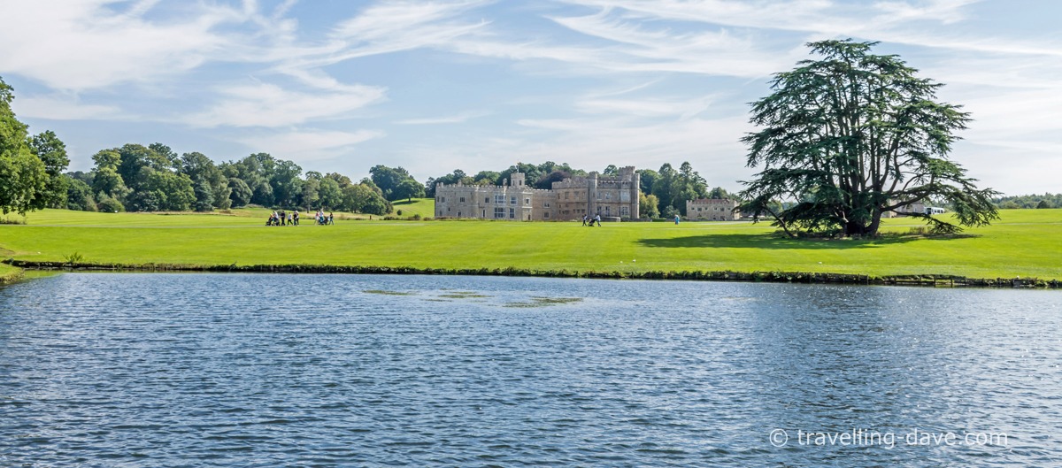 View of Leeds Castle and the lake