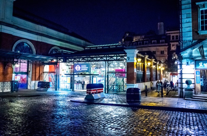 Evening view of London Transport Museum