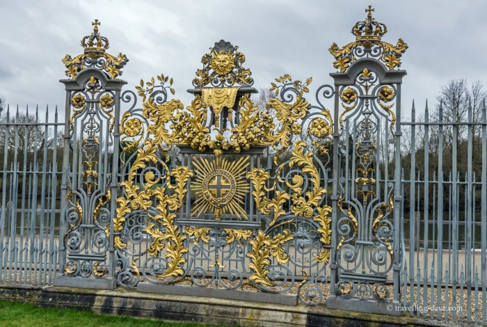 View of Hampton Court's Tijou screen