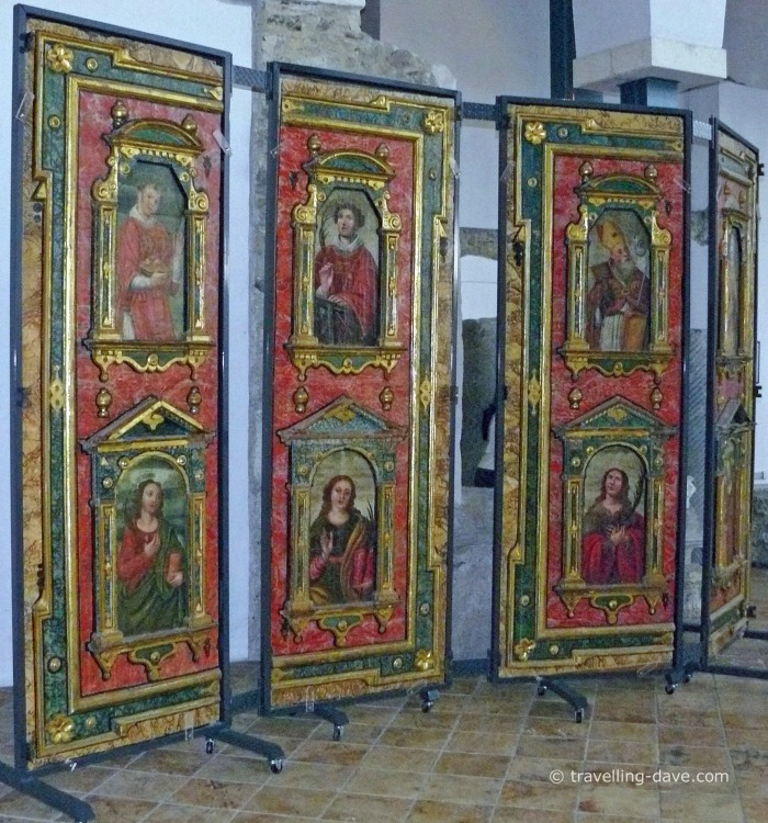 Artwork in Amalfi's Crucifixion Basilica