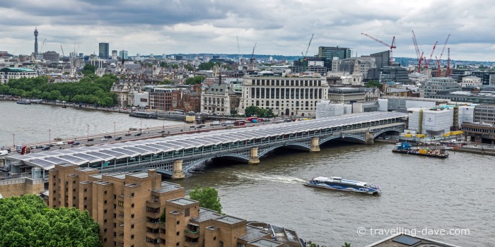 View of London's Blackfriars Bridge
