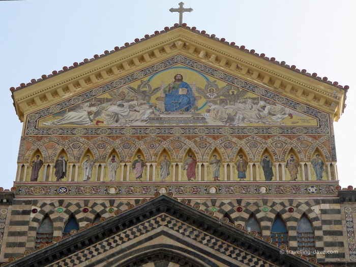 View of the Amalfi Cathedral mosaics