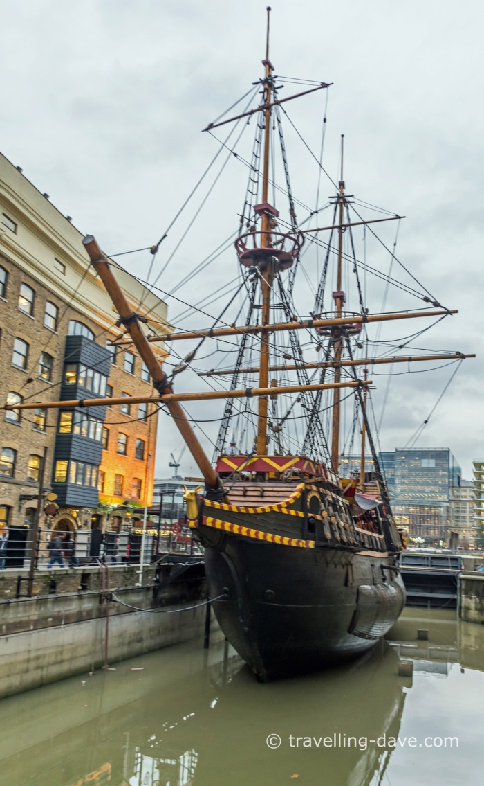 View of London's Golden Hinde