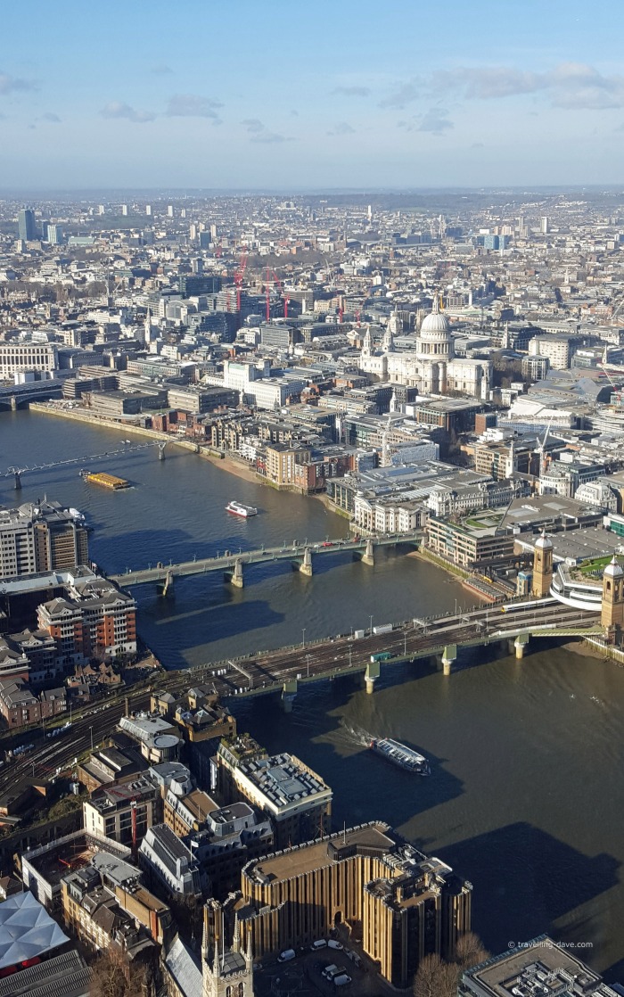 Bridges of London seen from the Shard